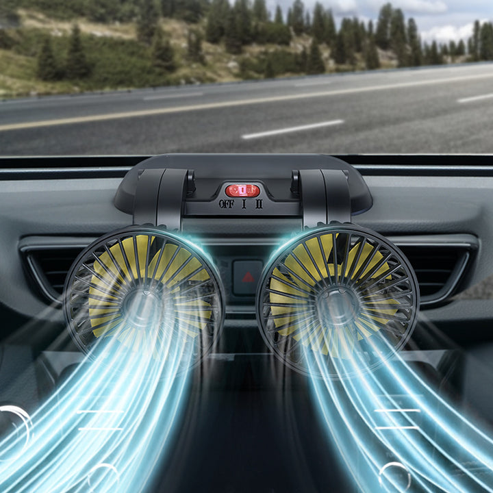 Dual Cooling Car Ventilation Fan Stornfield