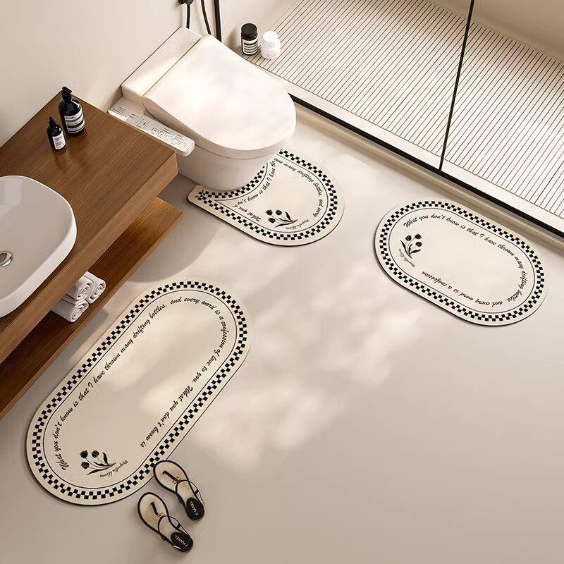 Premium Non-Slip Bathroom Mat Set