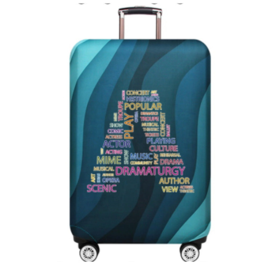 Unisex Hard Shell Suitcase with Creative Cultural Design Stornfield