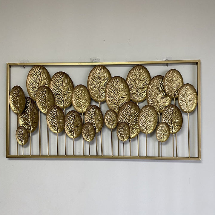 Decorative Metal Leaf Wall Art Panel Stornfield