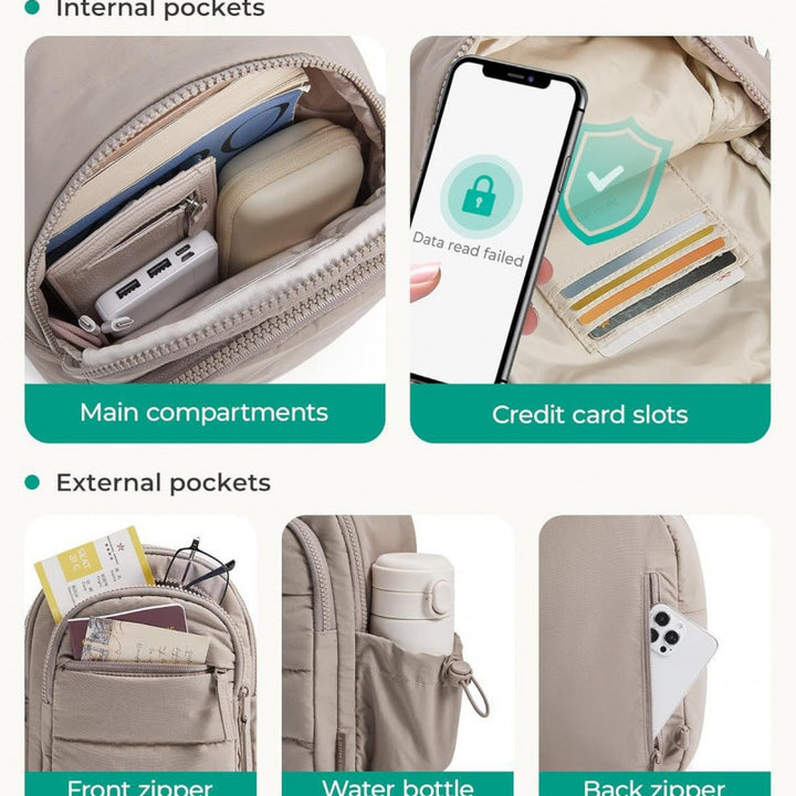 Practical sling bag with multiple compartments Stornfield