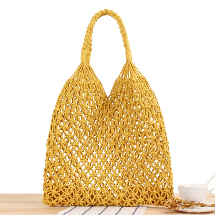 Handbag Made of Durable Hand-Knotted Net Material Stornfield