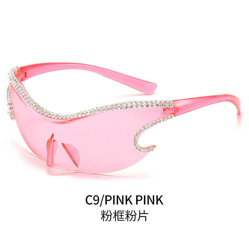 Women's glamorous sunglasses with sparkling rhinestone embellishment Stornfield