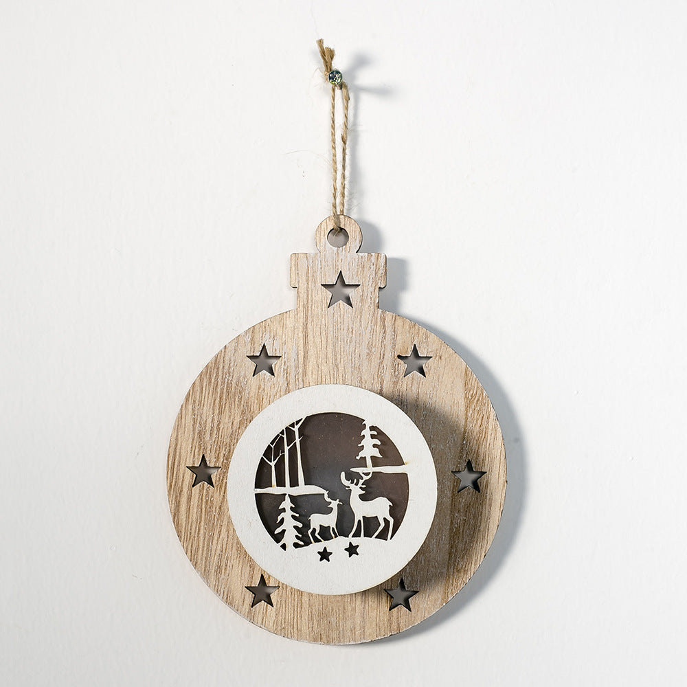 Decorative Wooden Christmas Ornament Stornfield
