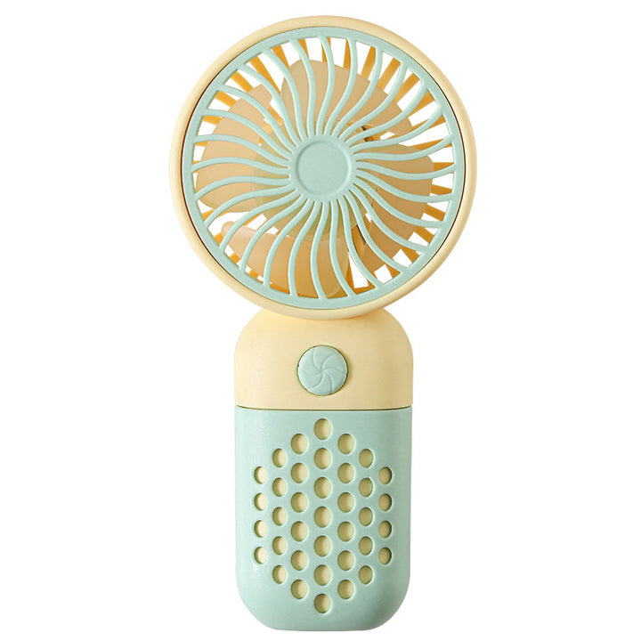 Women's Portable Mini Hand Fan with Ergonomic Handle and USB Charging Function Stornfield