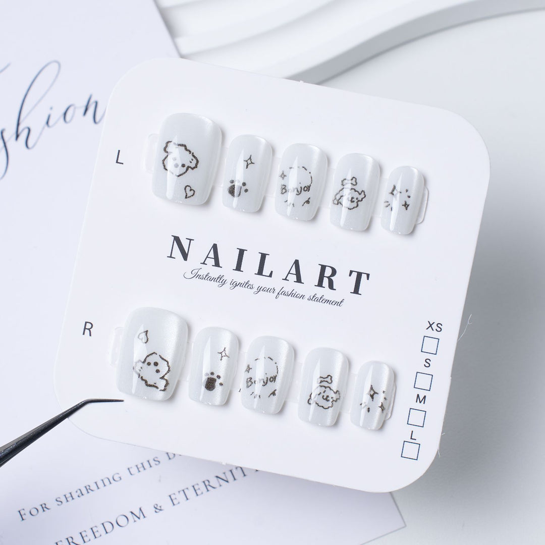 Creative Thematic Press-On Nail Set Stornfield