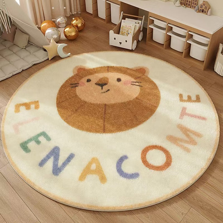 Cute Floral-Themed Area Rug