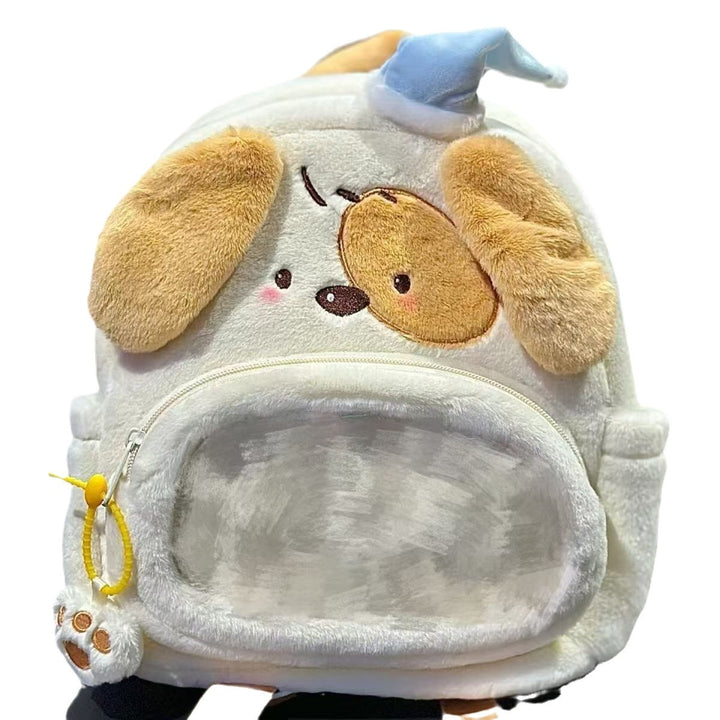 Plush backpack with cute dog design Stornfield