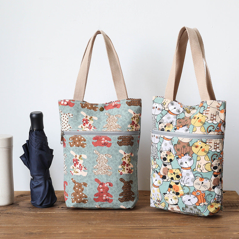 Stylish Cat-Themed Tote Bag Stornfield