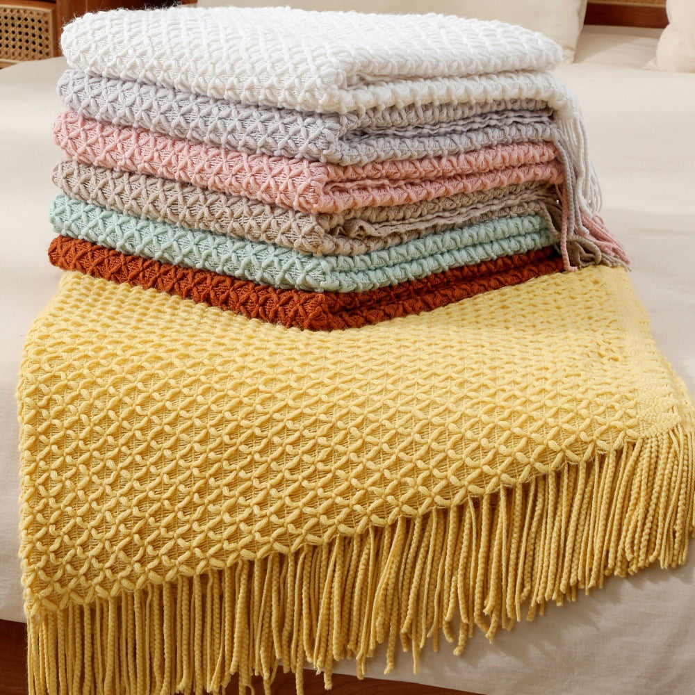 Women elegant structured blanket Stornfield