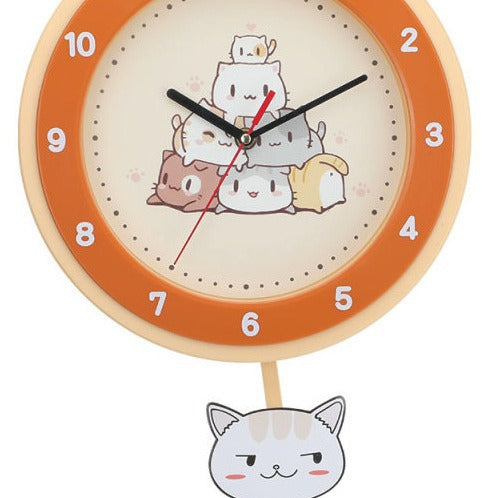 Wall clock with colorful animal design Stornfield