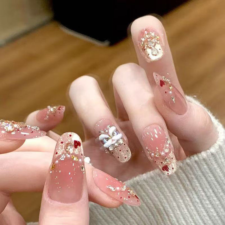 Luxury Decorative Press-On Nails Stornfield