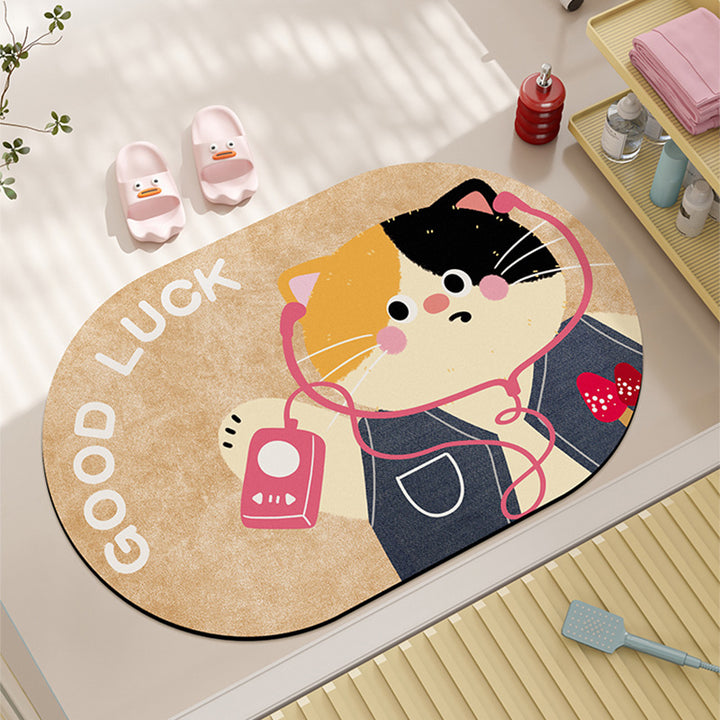 Playful Dog-Themed Area Rug