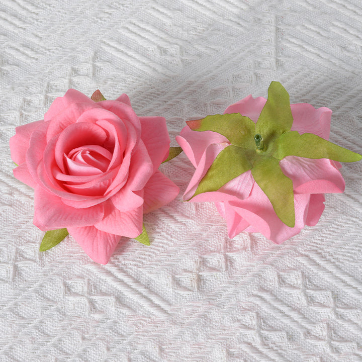 Elegant Fabric Rose Hair Clip