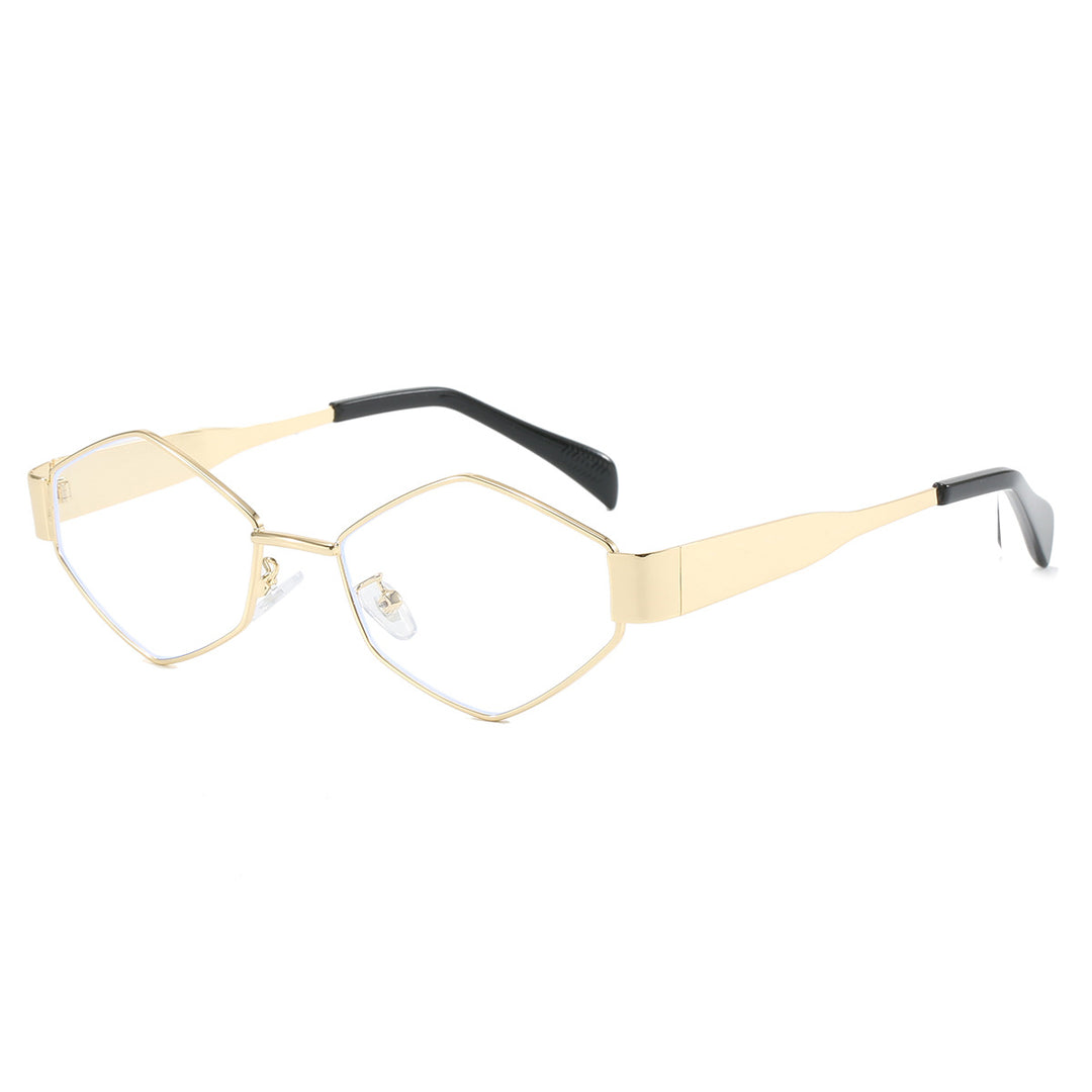 Women's modern geometric sunglasses with high-quality metal frame Stornfield