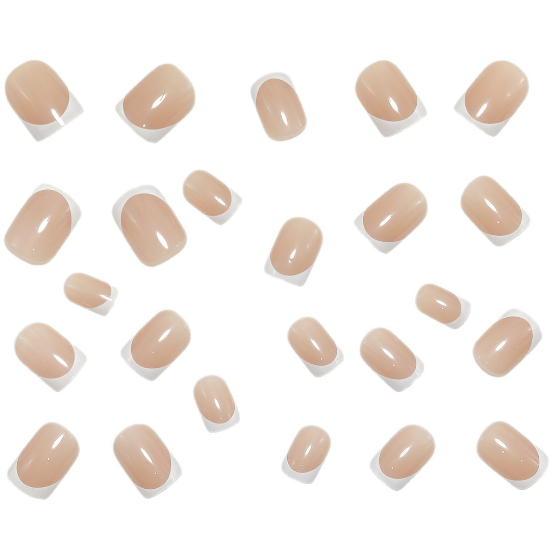 Elegant artificial nails with French tip Stornfield