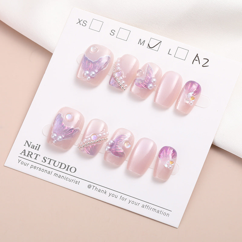 Artistic Press-On Nail Set Stornfield