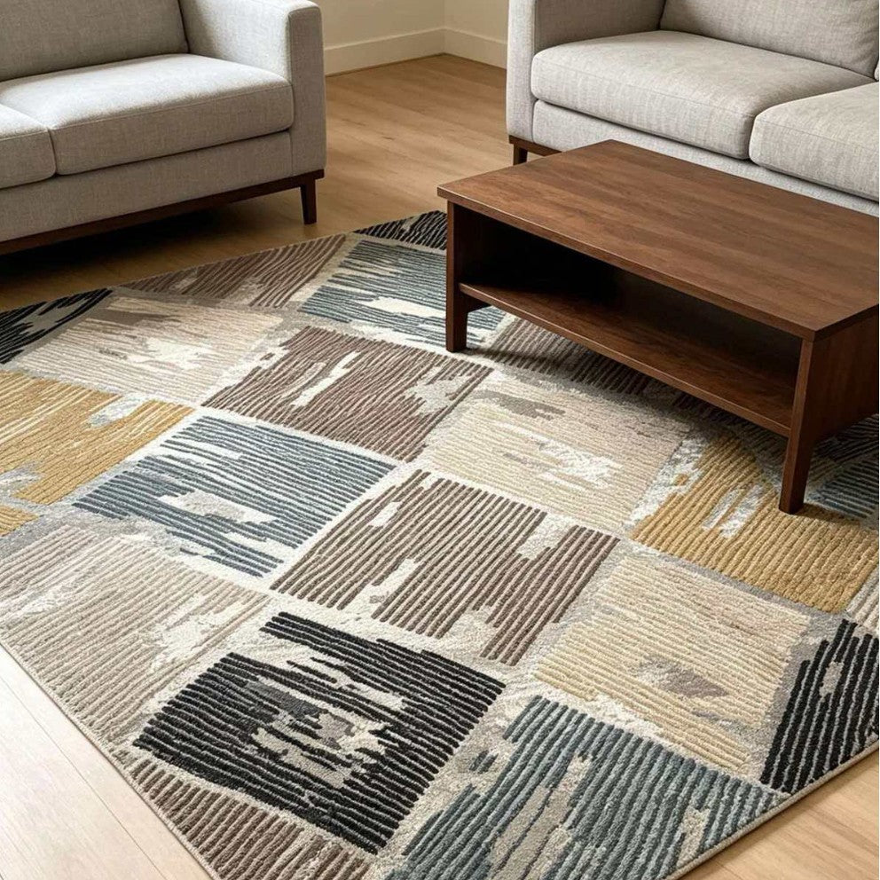 Abstract Modern Area Rug