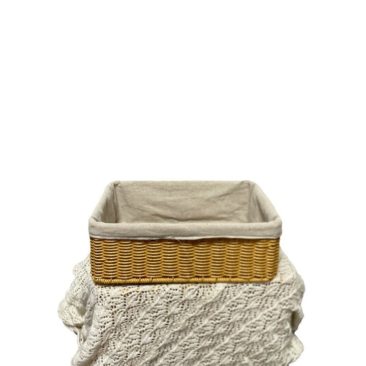 Handcrafted Rectangular Storage Basket Stornfield