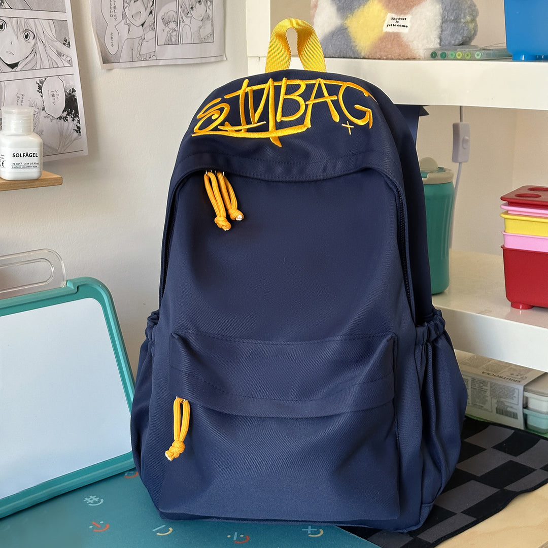 Casual Backpack with Cute Plush Keychain Stornfield