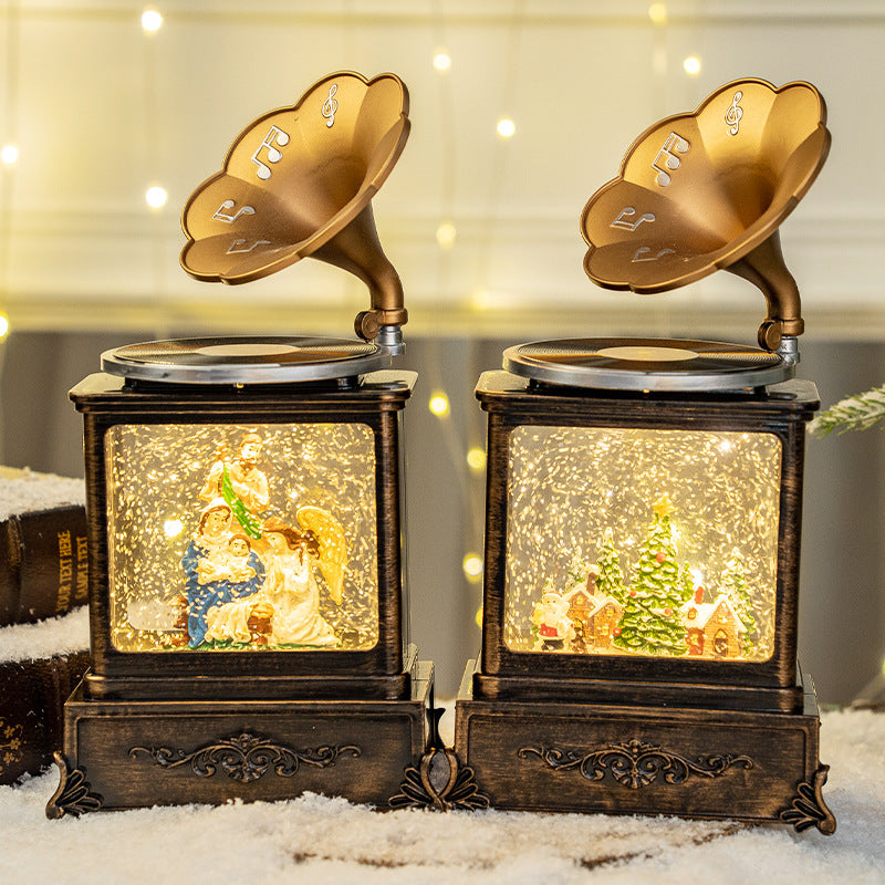 Musical Snow Globe Christmas Figurine