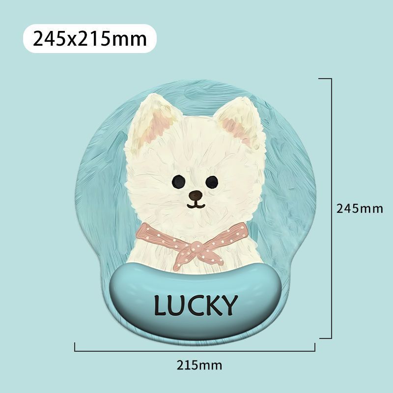 Cute Dog-Themed Desk Mat