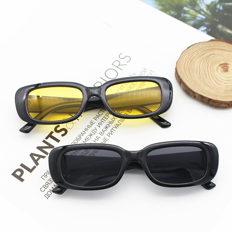 Women's stylish retro sunglasses with rectangular frame Stornfield