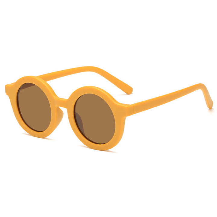 Women's stylish round sunglasses with modern plastic frame Stornfield