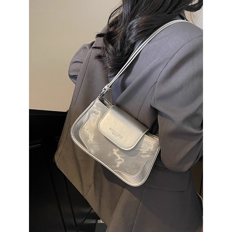 Sleek Metallic Crossbody Bag Stornfield