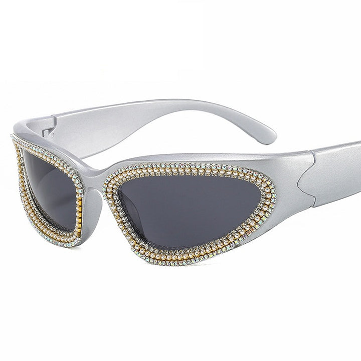 Ladies stylish sunglasses with sparkling crystal frame Stornfield