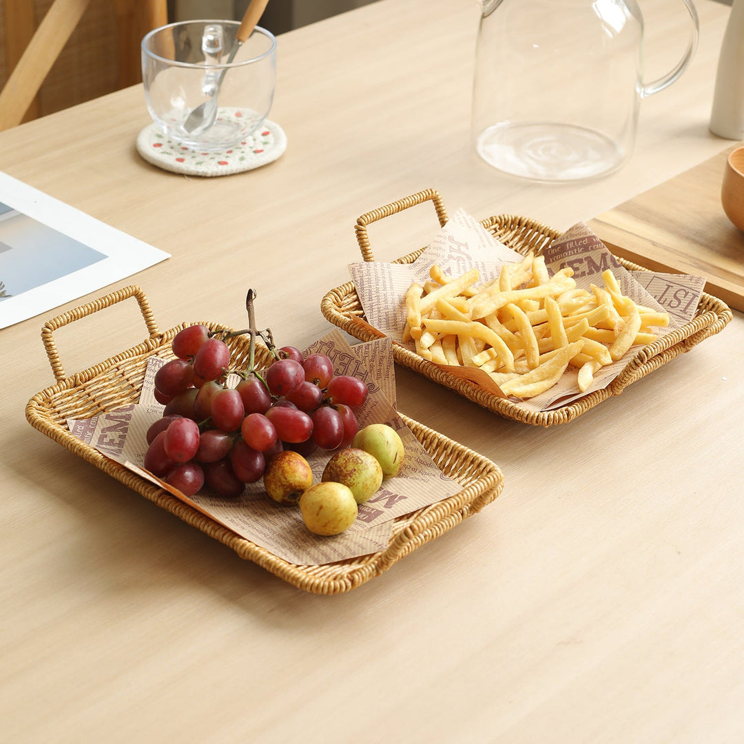 Home Decorative Woven Serving Tray Stornfield