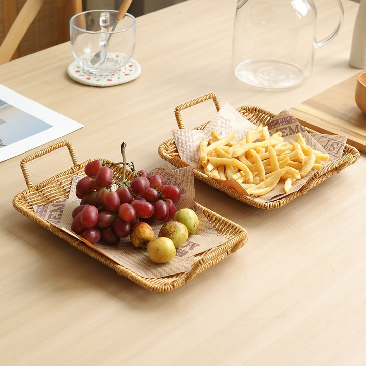 Home Decorative Woven Serving Tray Stornfield