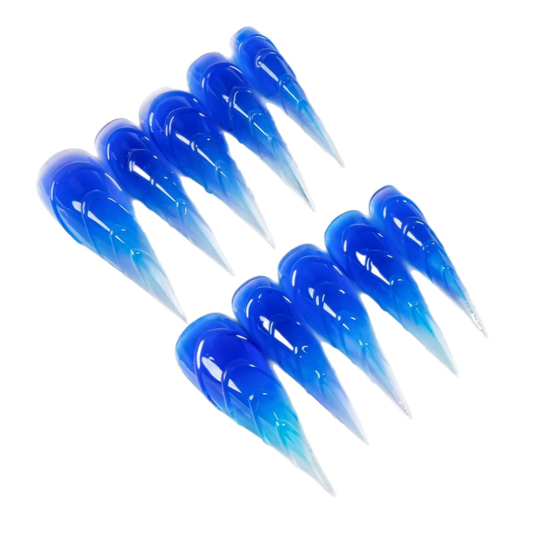 Artistic Ombre Stiletto Nail Tips