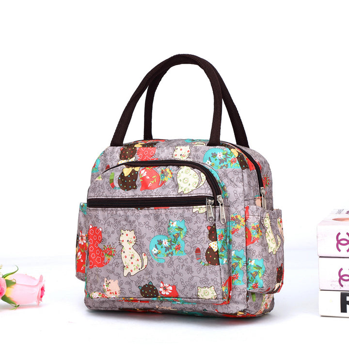 Cat Pattern Insulated Lunch Tote Stornfield