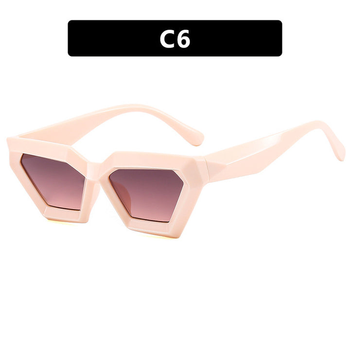 Ladies eye-catching sunglasses in unique hexagon design Stornfield