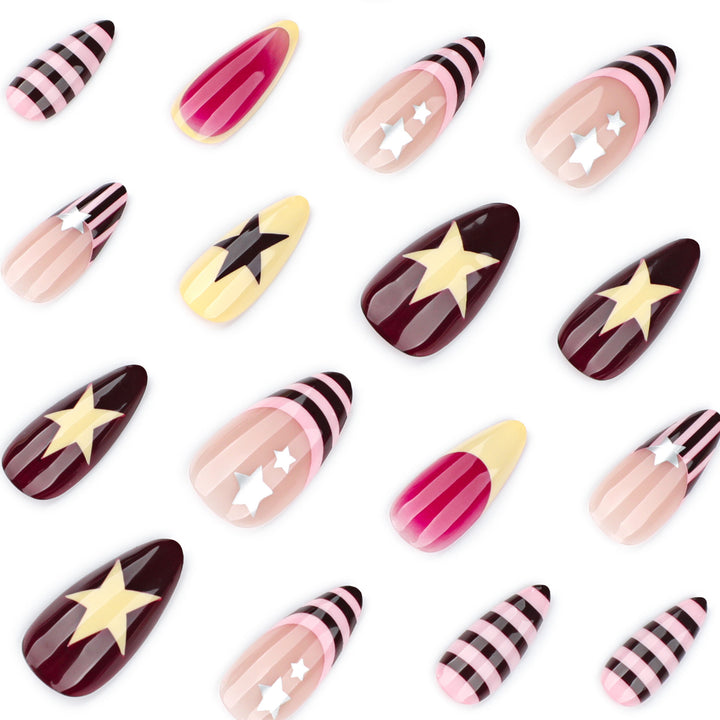 Creative Nail Art with Star Design Stornfield