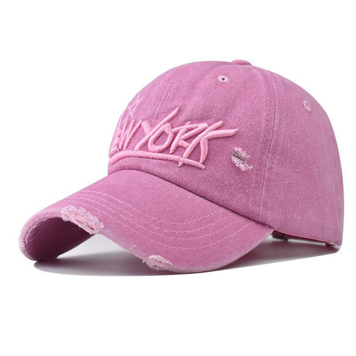 Men's Distressed Casual Embroidered Cap Stornfield