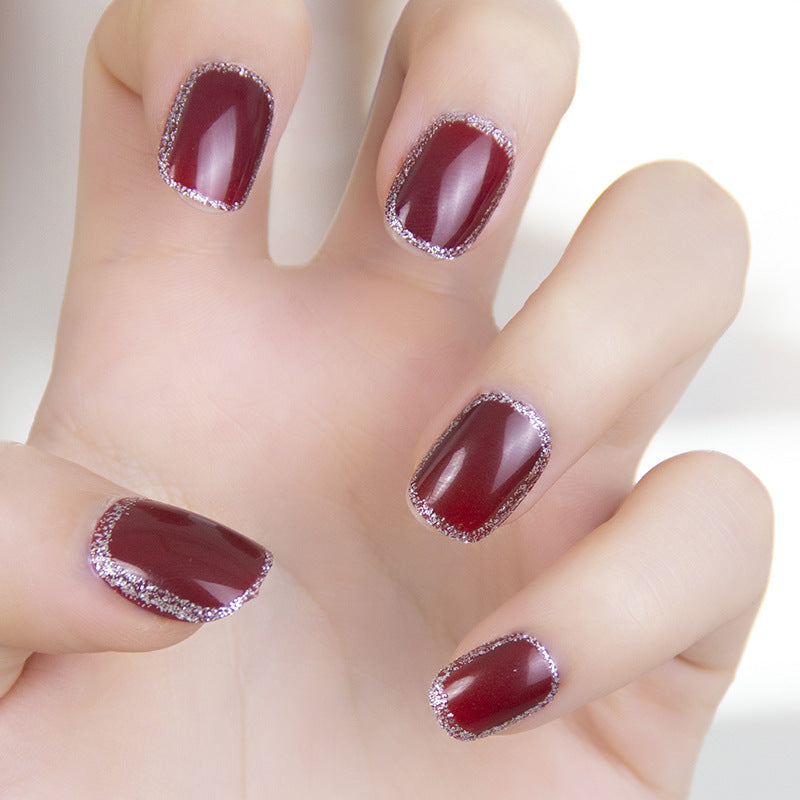 Elegant Nail Art with Gloss Finish Stornfield