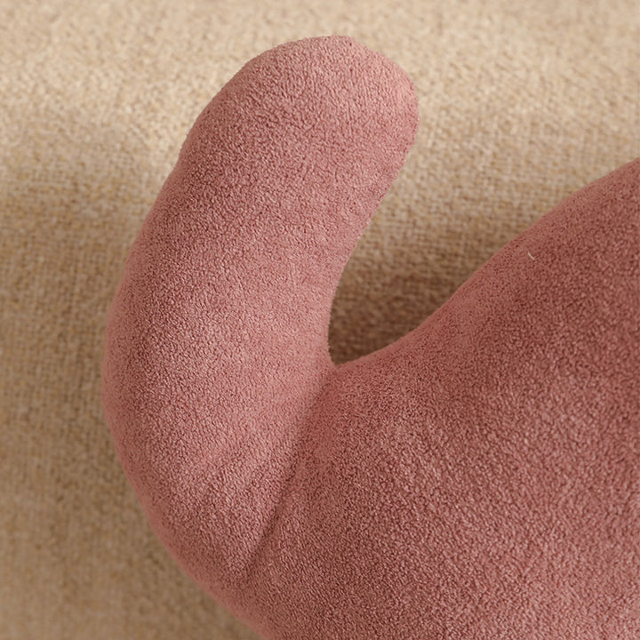Cat-shaped neck and lumbar pillow made of soft fleece