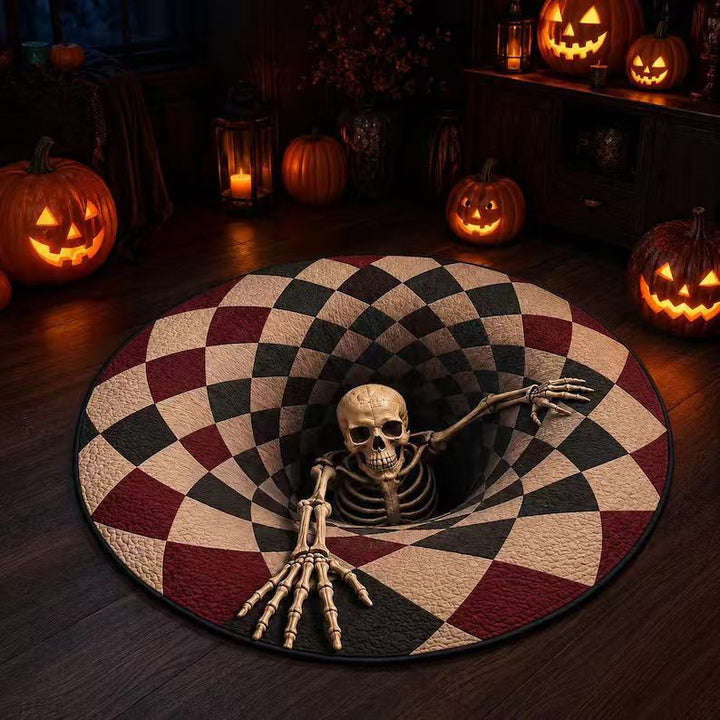 3D Pumpkin Themed Area Rug