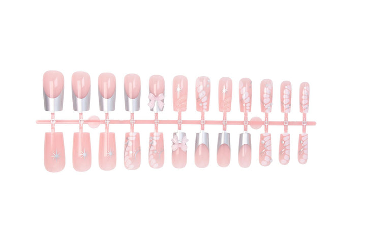 Acrylic nail set with elegant accents Stornfield