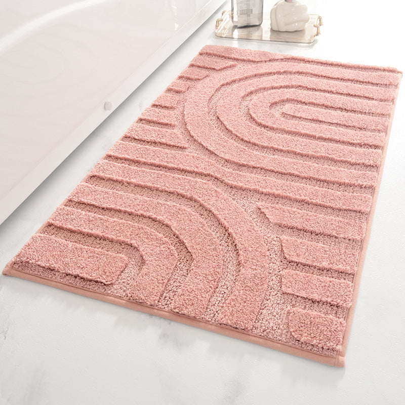 Modern Geometric Bath Mat Stornfield