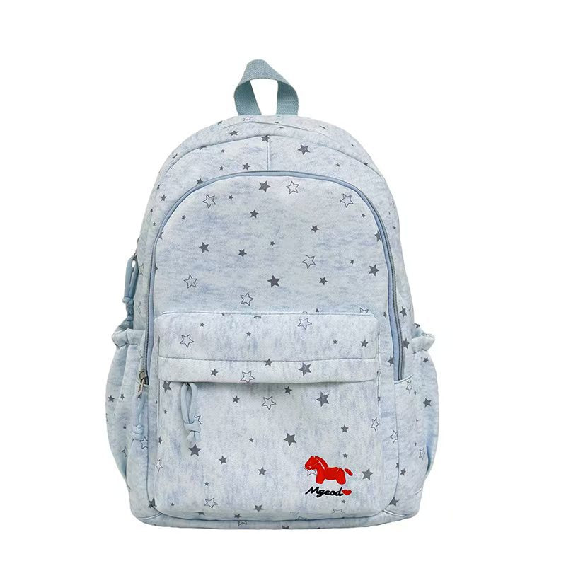 Star-Patterned Casual Backpack Stornfield