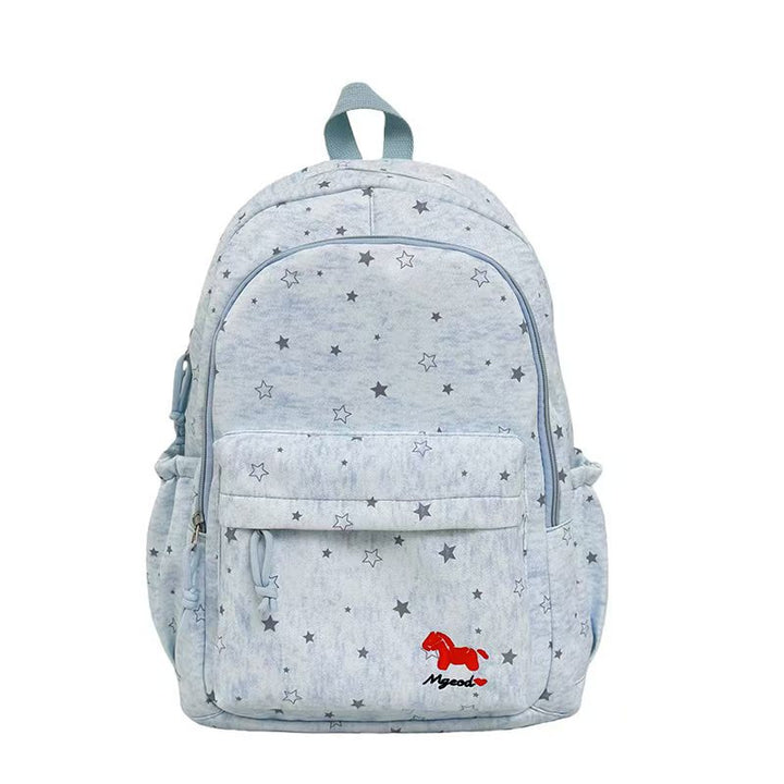 Star-Patterned Casual Backpack Stornfield