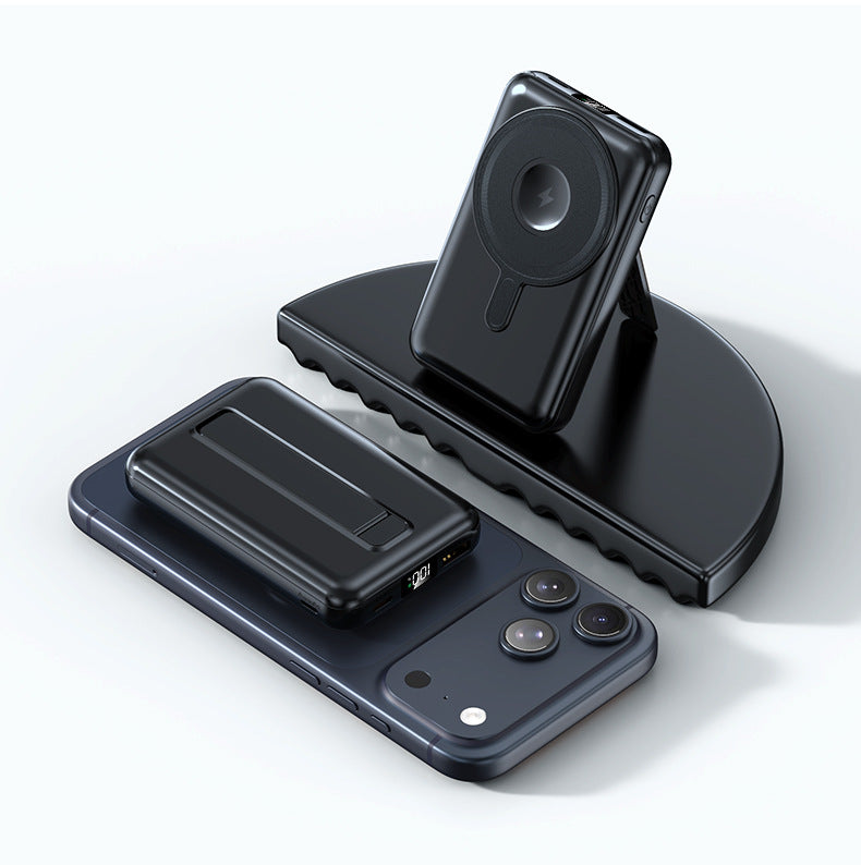 Compact Magnetic Power Bank with Stand Function Stornfield