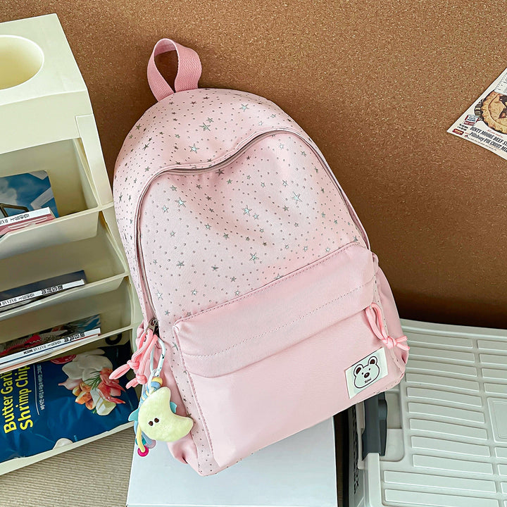 Star-Embellished Everyday Backpack Stornfield