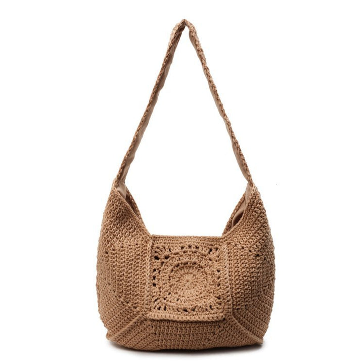 Macramé Shoulder Bag with Artistic Design Stornfield