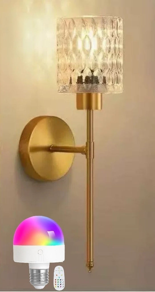 Modern Crystal Glass Wall Sconce