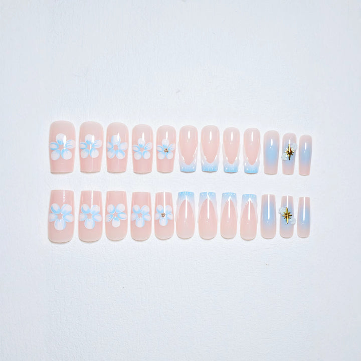 Floral-Embellished Nail Art Extensions Stornfield