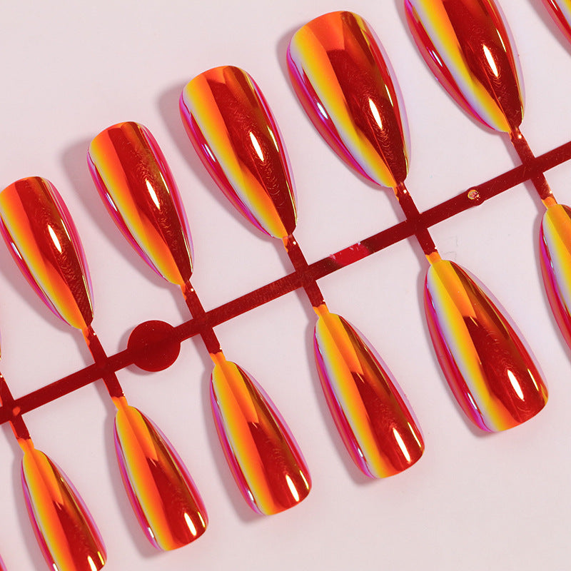 Artistic Gradient Press-On Nails Stornfield